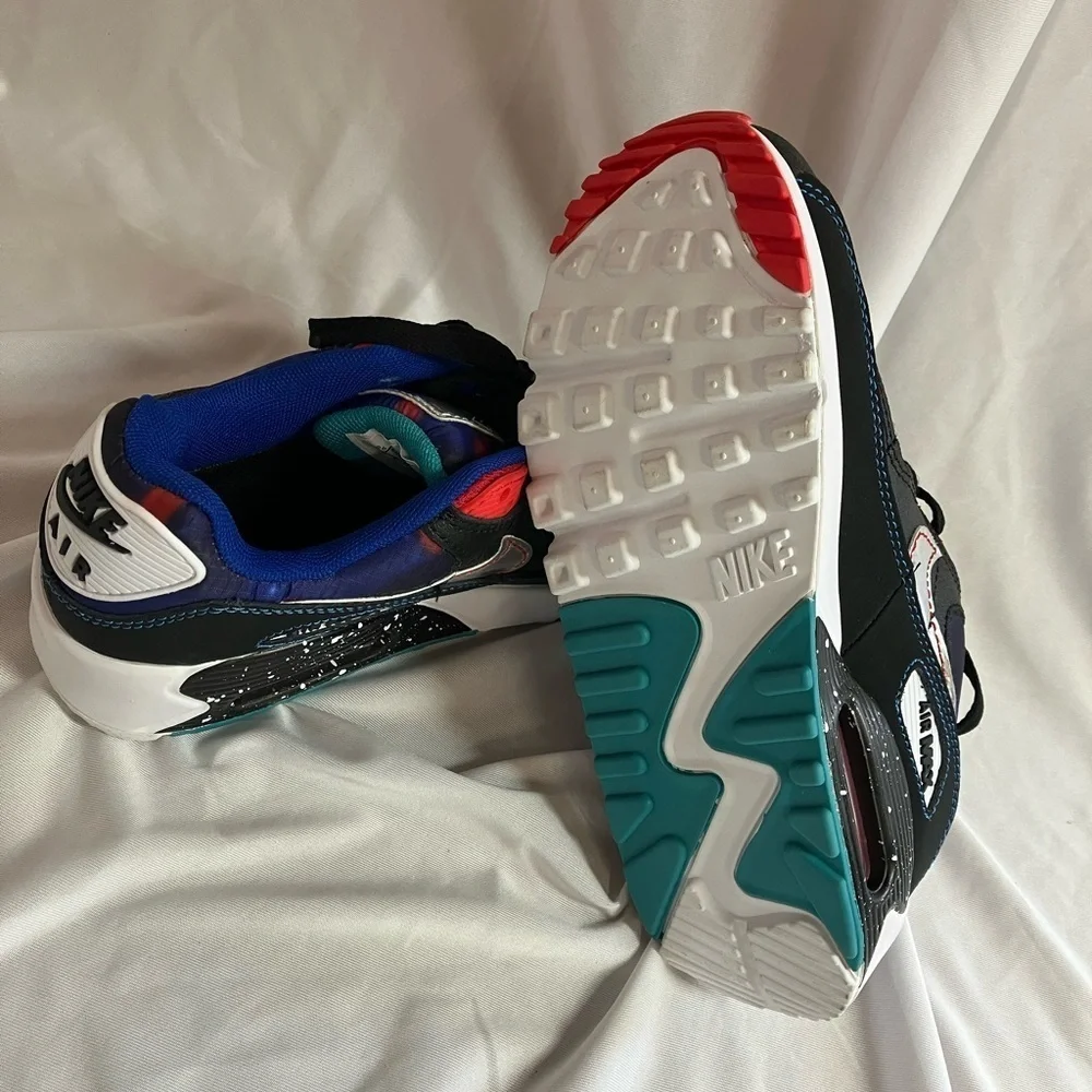 Nike Black and Blue Sneakers for Ultimate Style